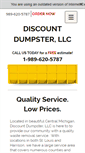 Mobile Screenshot of discountdumpsterllc.com